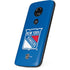 NHL New York Rangers Solid Background Moto E5 Play Skin